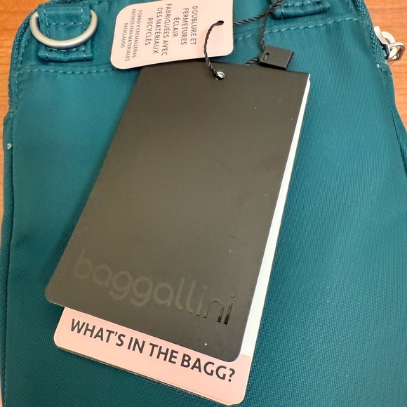 Baggallini RFID  Modern Take Two Crossbody Bag - Teal NWT - Picture 4 of 9